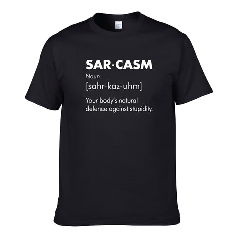 UT SARCASM DEFINITION Premium Slogan T-Shirt