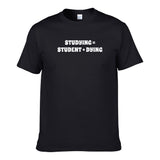 UT STUDYING STUDENT DYING Premium Slogan T-Shirt