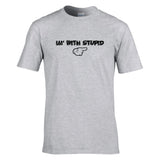 UT I'M WITH STUPID Premium Slogan T-Shirt