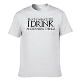 UT THAT'S WHAT I DO I DRINK Premium Slogan T-Shirt