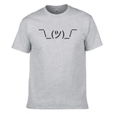 UT SHRUG EMOTICON Premium Slogan T-Shirt